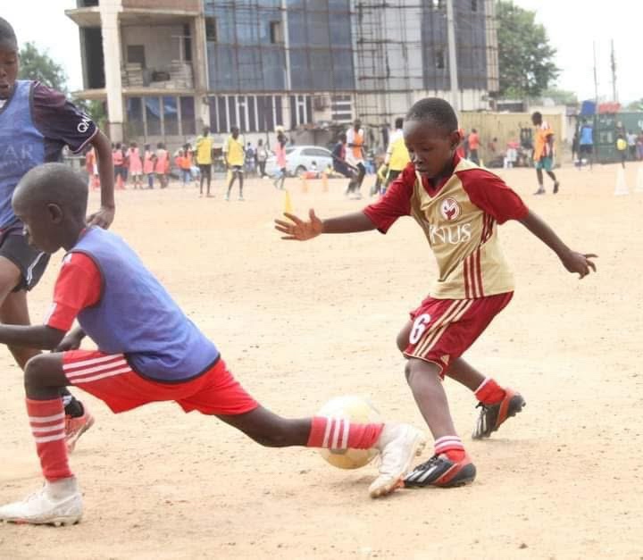 Future Stars Football Academy players in training