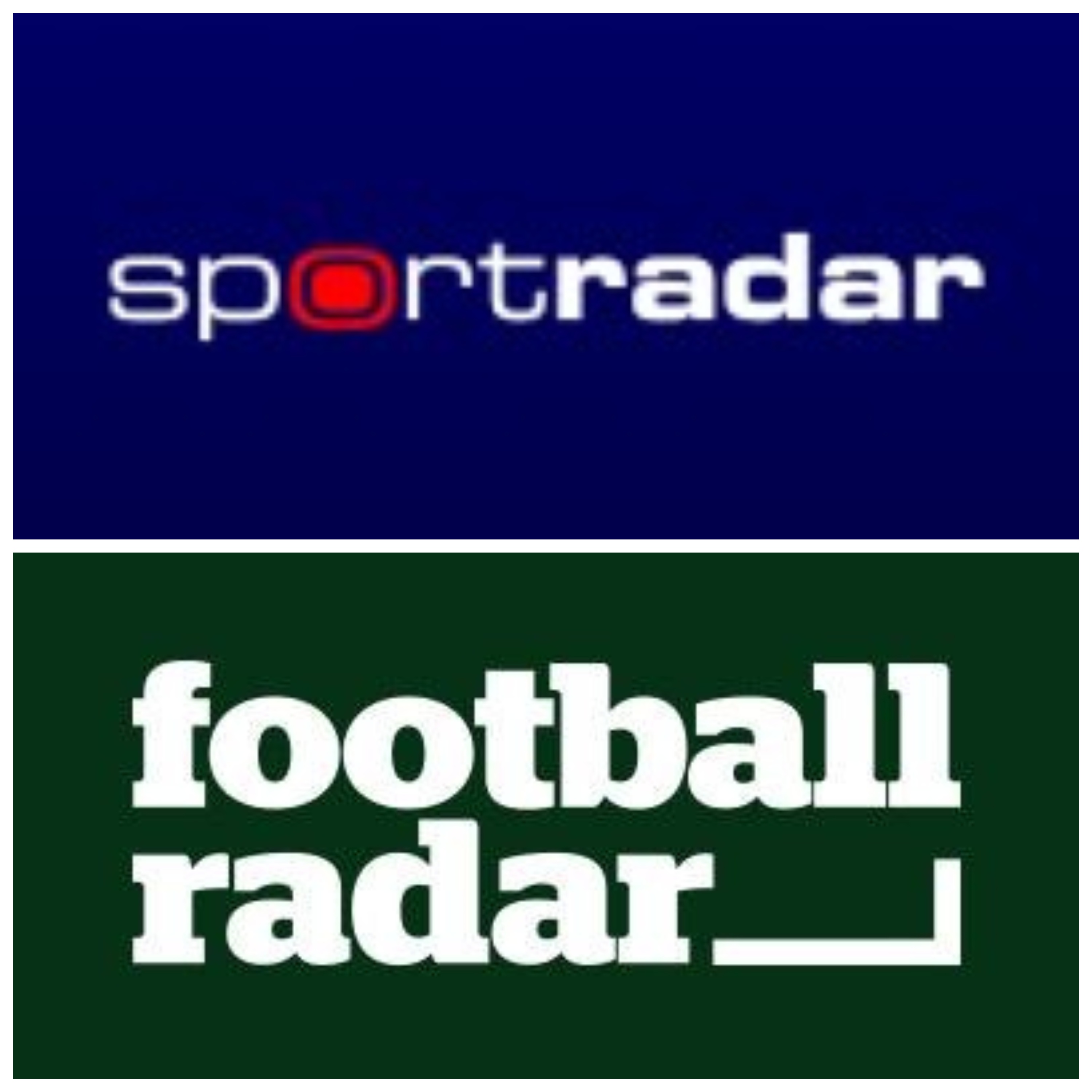 Sportradar and Football Radar logos