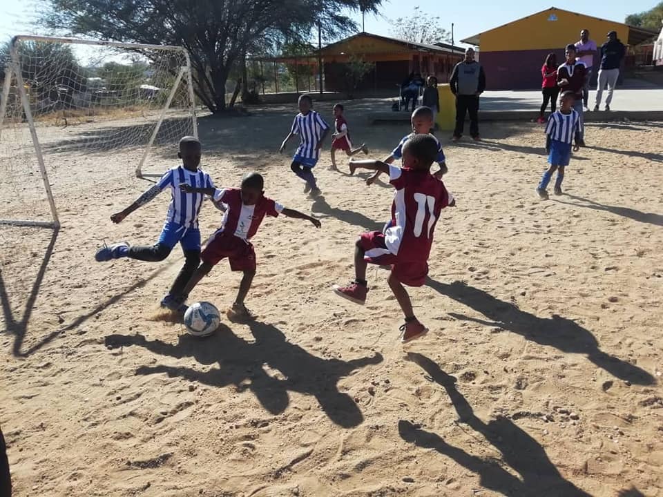 Swallows FC team in playing a match