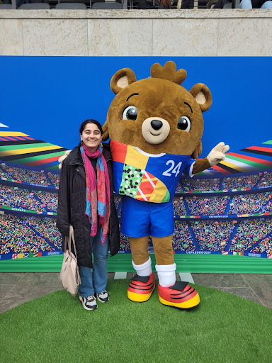 with Albärt - Euro 2024 Mascot