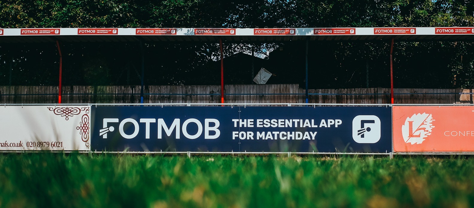 FotMob billboard in a stadium