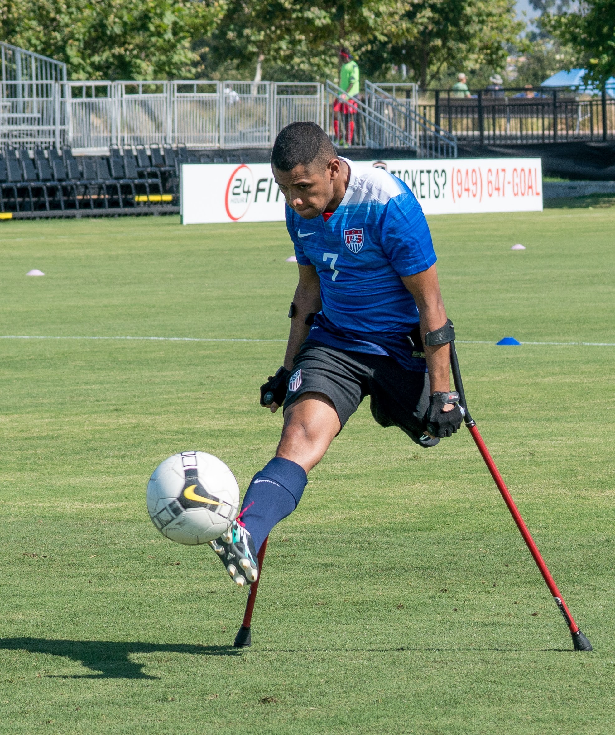 Joan Bolanos Martinez playing for the US Amputee National Team