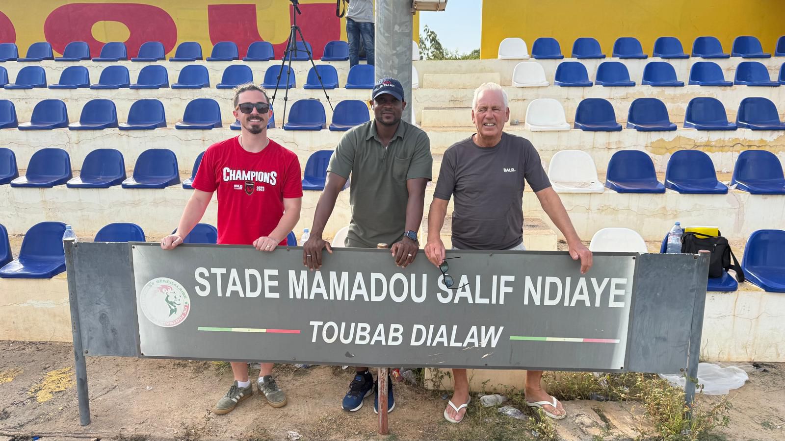 Jordan Florit scouting in Senegal