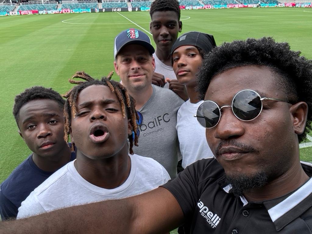 Director Josh Gloer with Global FC - Chasing Goals Documentary