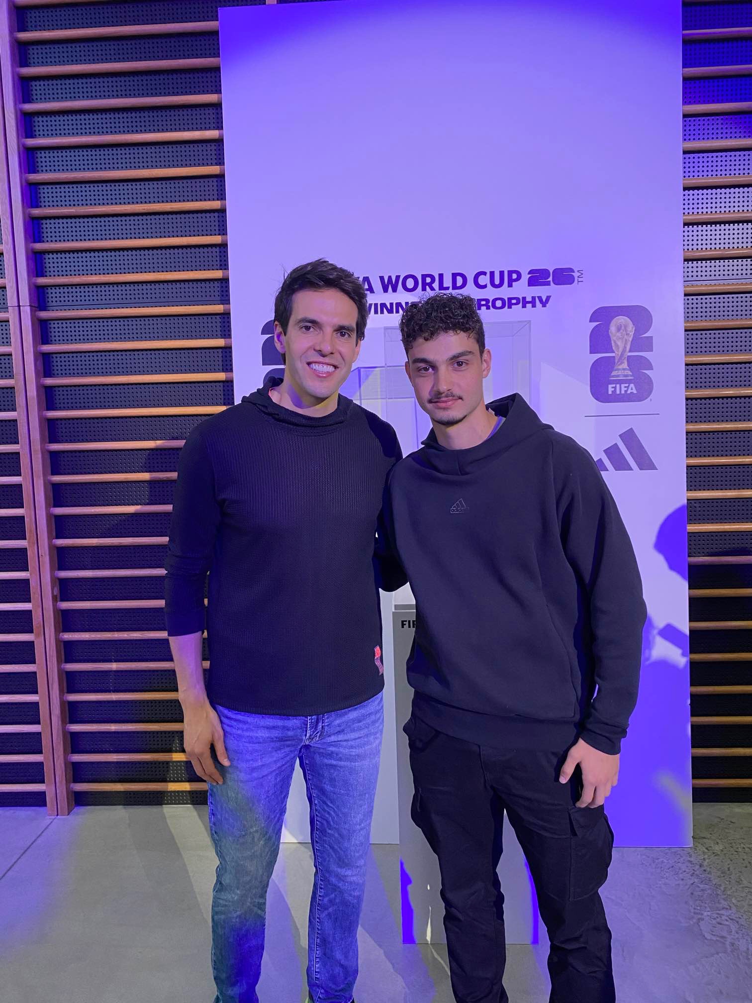 Luca with Ricardo Kaka profile pic