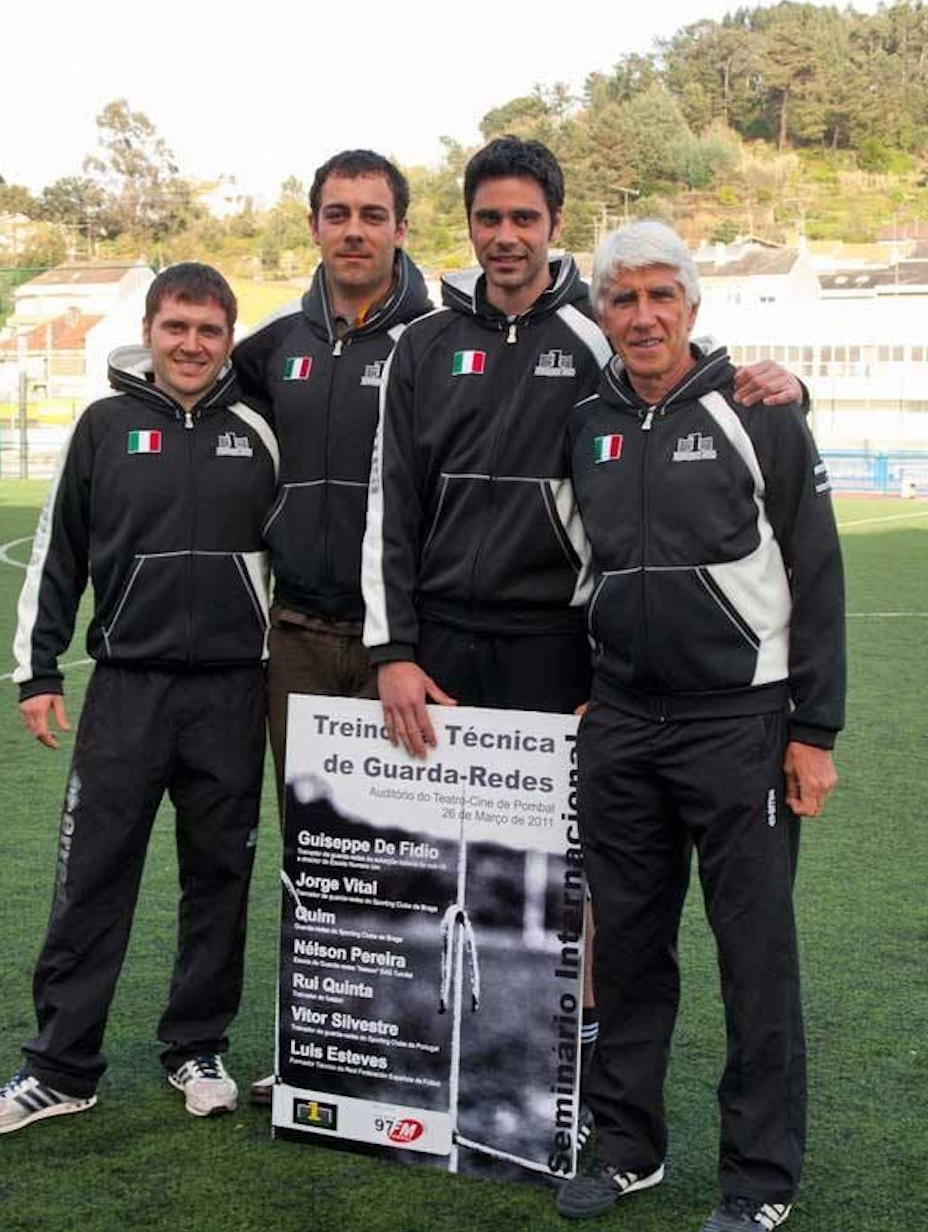 Coach Luís Figueiredo in Italy with SS Lazio