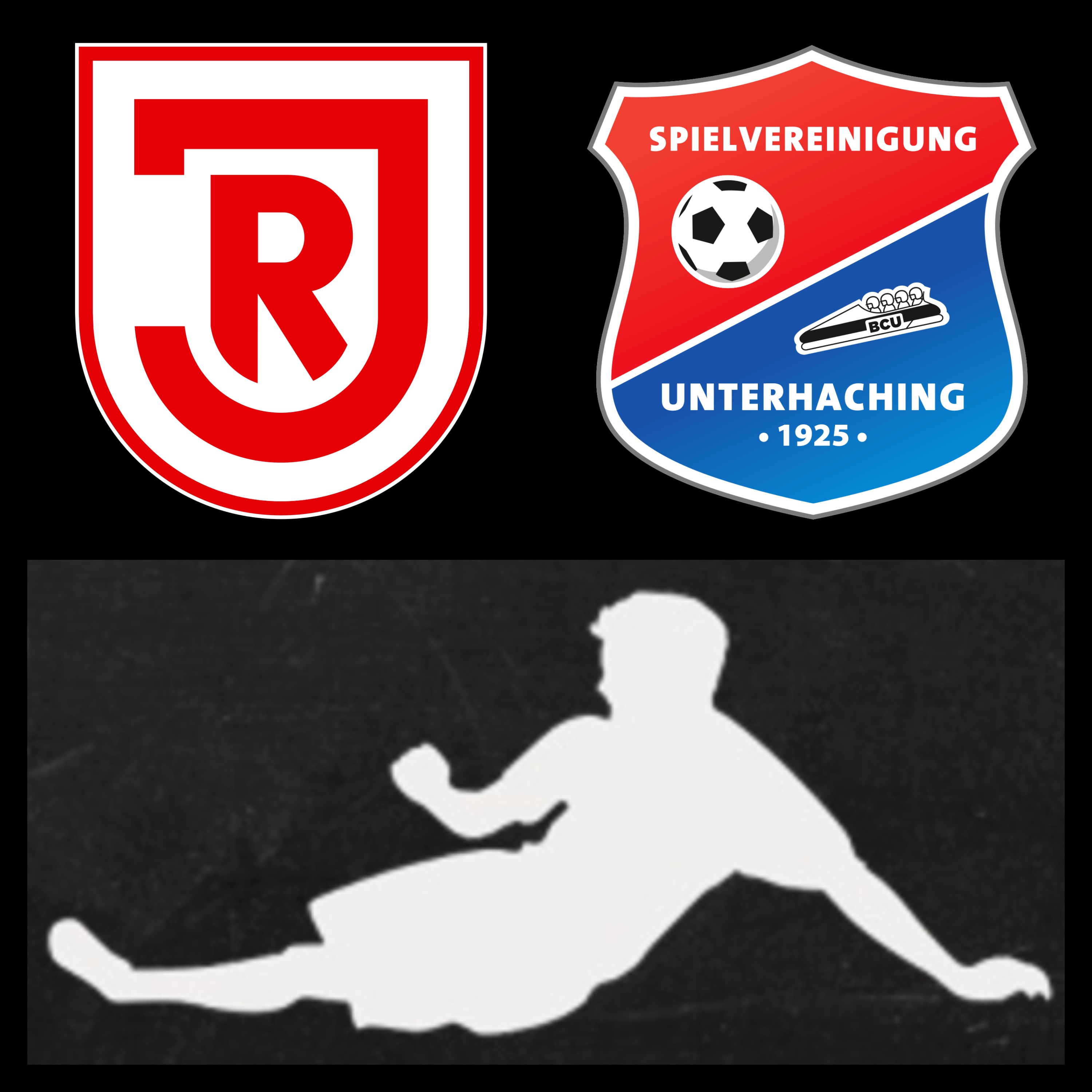 SSV Jahn Regensburg Logo, Spvgg Unterhaching Logo, Spielverlagerung.de Logo