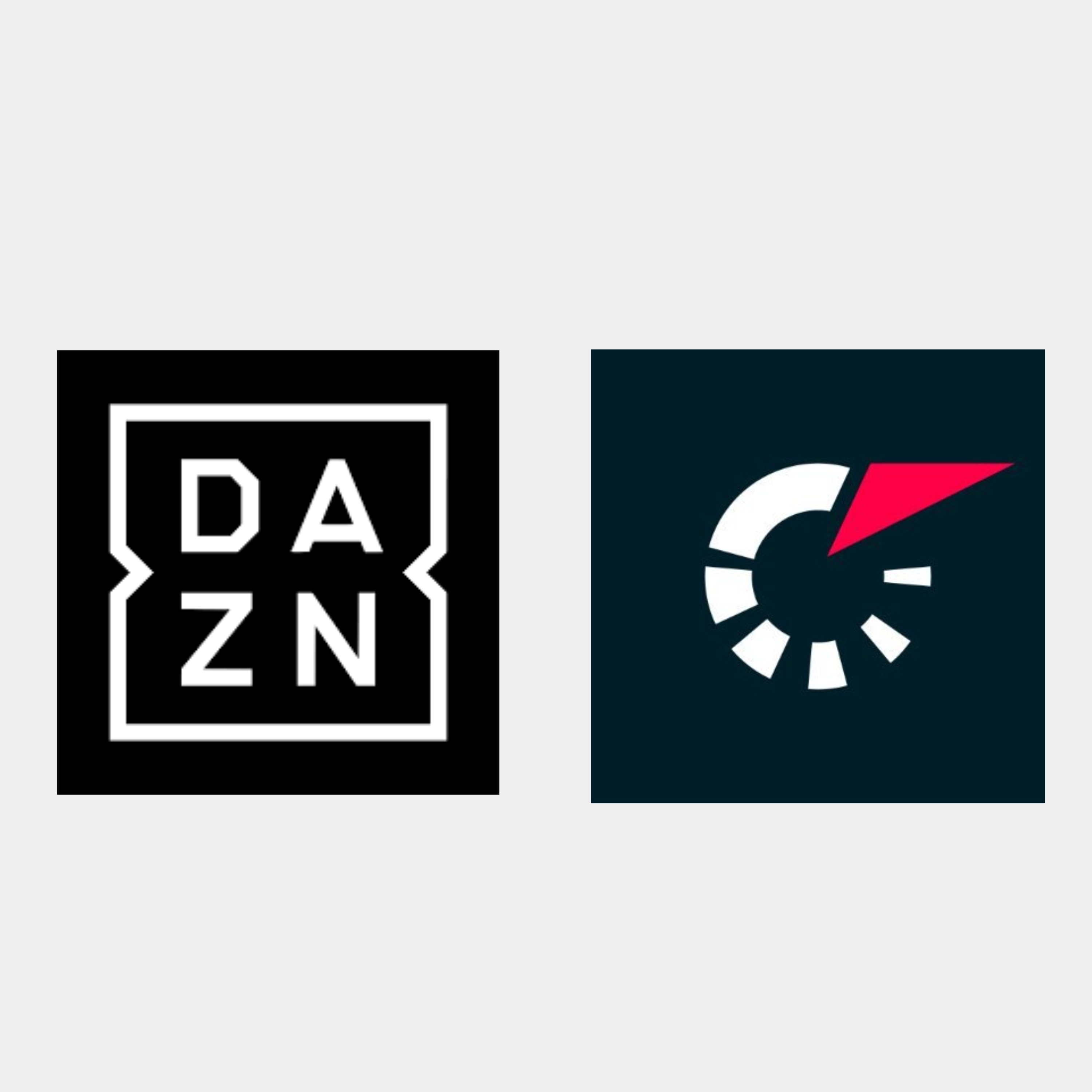 DAZN Logo and Flashscore Logo