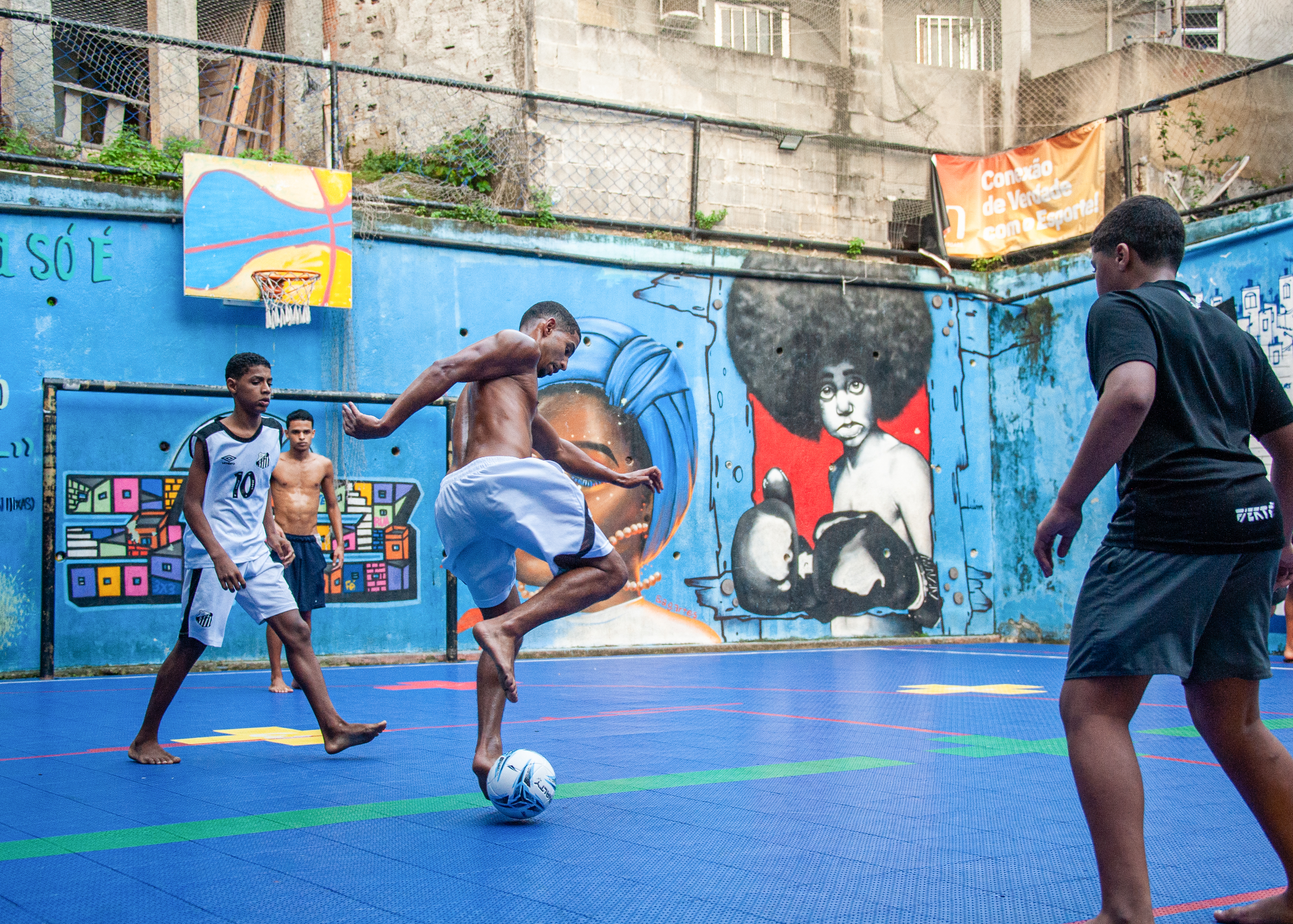 Photo Curva team groundhopping at a stadium in Brazil
