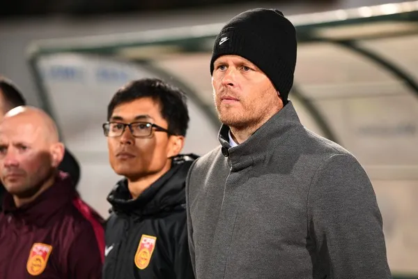 Coach Siggi Eyjolfsson during his time in charge of the China women's national team